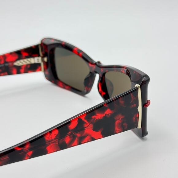 Christian Louboutin Sunglasses Hot Chick LB0039 54A Red Havana Smoke Lens 54mm main image 6